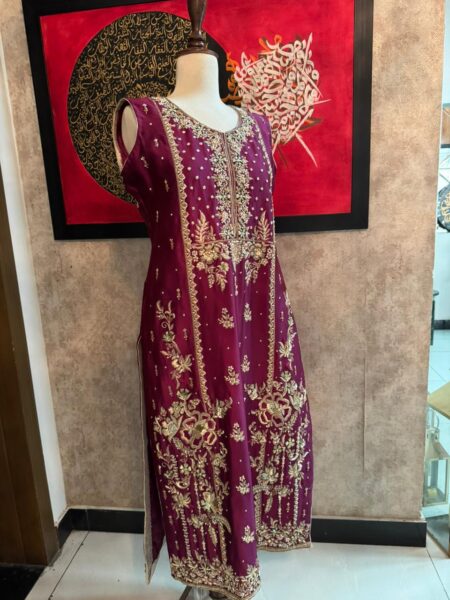 Handmade Tissue Silk 3-Piece Suit